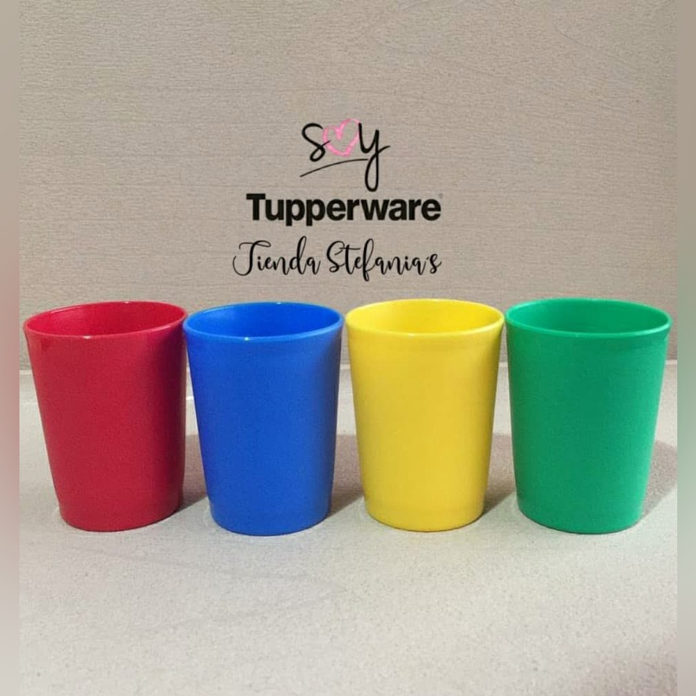 Tupperware Mini Toy Tumblers 2oz Set 4 New